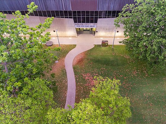 Eddie Koiki Mabo Library James Cook University of Douglas - 3c - Exterior photographs of the James Cook University, Eddie Koiki Mabo Library for an exhibition in conjunction with the Museum of Tropical Queensland about Eddie Koiki Mabo