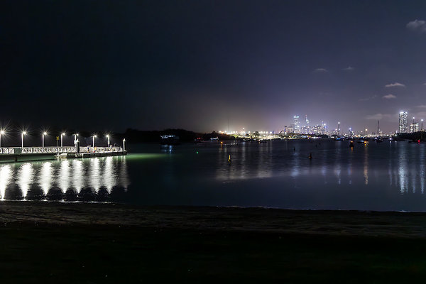 MARINE STADIUM JETTY NIGHT